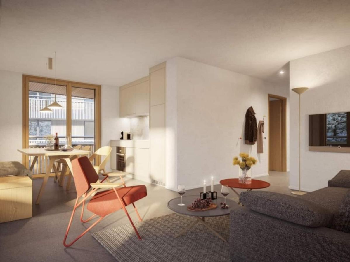 Ferienwohnung 3,5 Zimmer Direkt An Ski- Und Bikepiste Flims Buitenkant foto