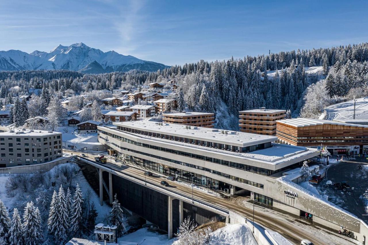Ferienwohnung 3,5 Zimmer Direkt An Ski- Und Bikepiste Flims Buitenkant foto