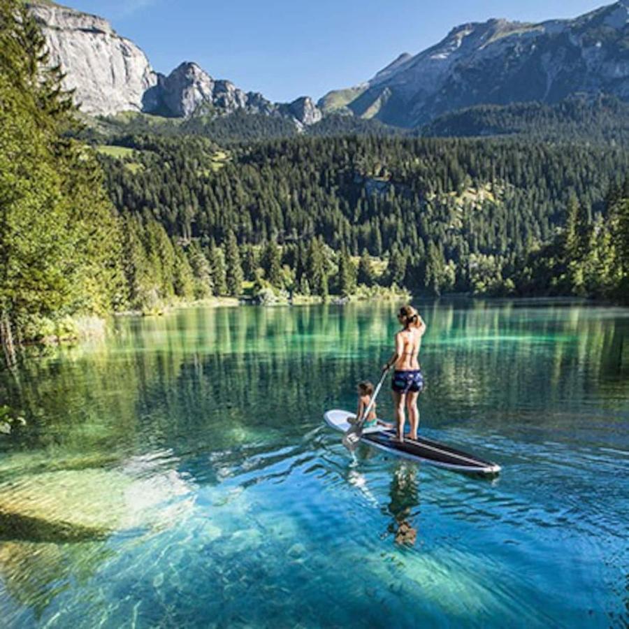 Ferienwohnung 3,5 Zimmer Direkt An Ski- Und Bikepiste Flims Buitenkant foto