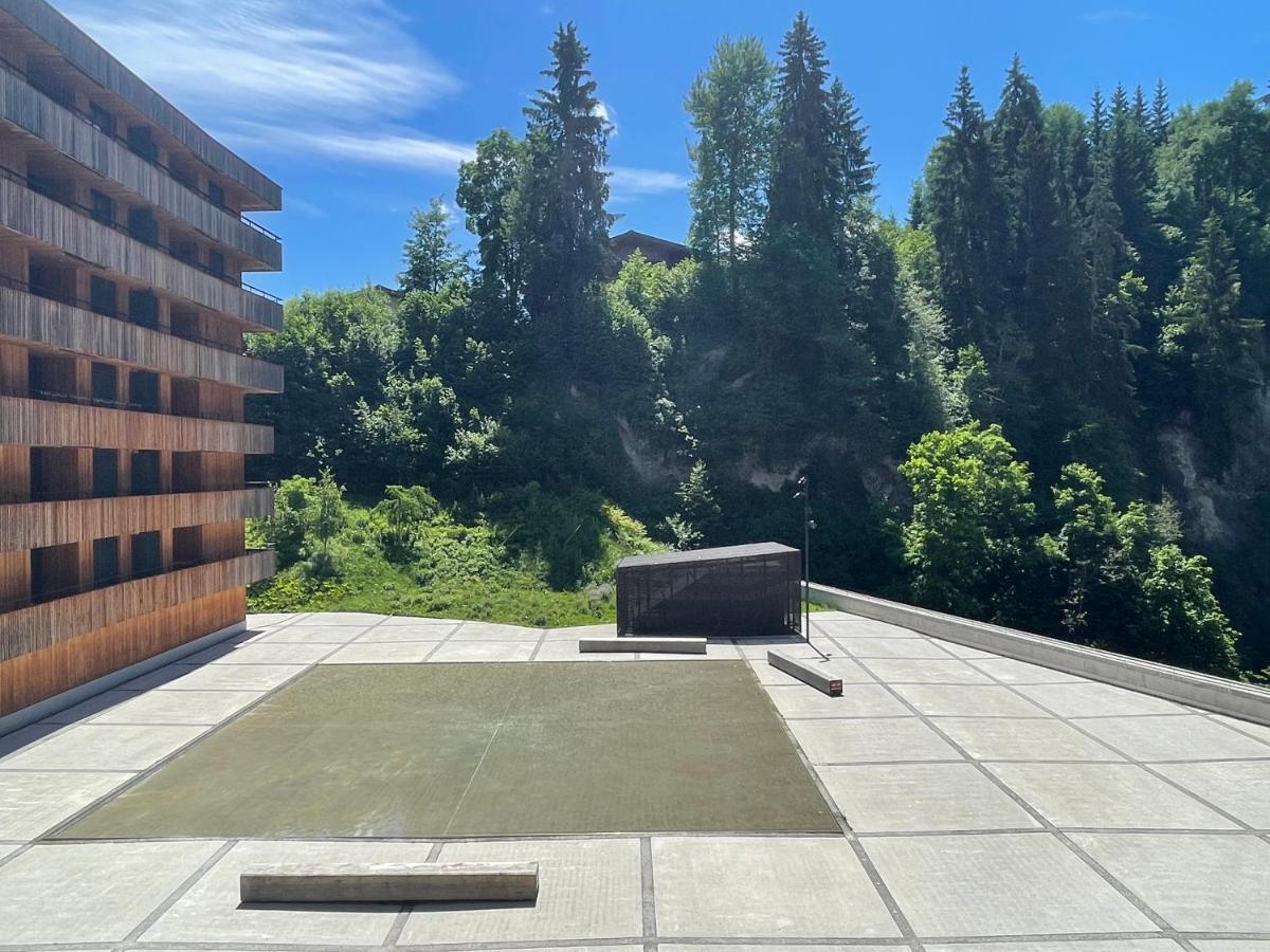 Ferienwohnung 3,5 Zimmer Direkt An Ski- Und Bikepiste Flims Buitenkant foto