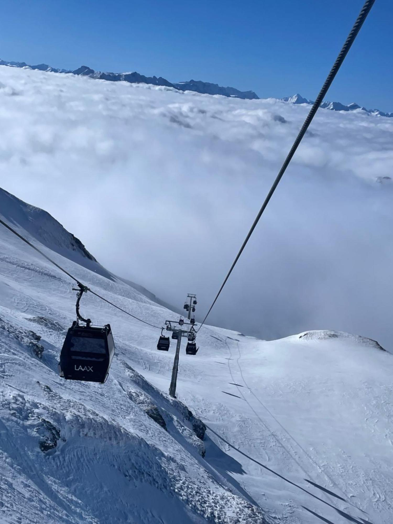 Ferienwohnung 3,5 Zimmer Direkt An Ski- Und Bikepiste Flims Buitenkant foto