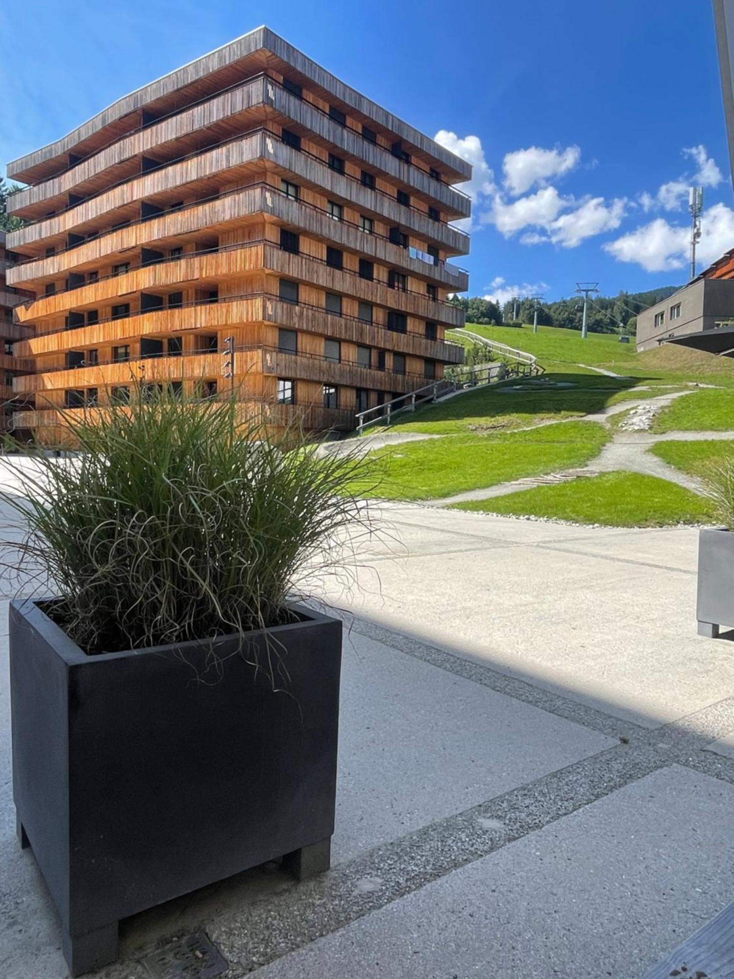 Ferienwohnung 3,5 Zimmer Direkt An Ski- Und Bikepiste Flims Buitenkant foto